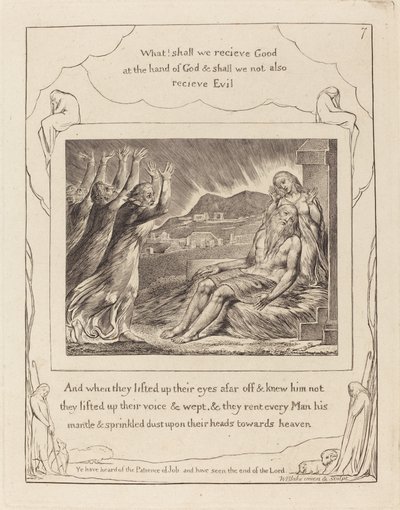 Los consoladores de Job de William Blake