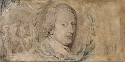 John Dryden, c.1800 (temple sobre lienzo) de William Blake