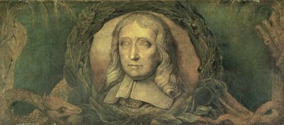 John Milton, c.1800-03 (temple sobre lienzo) de William Blake