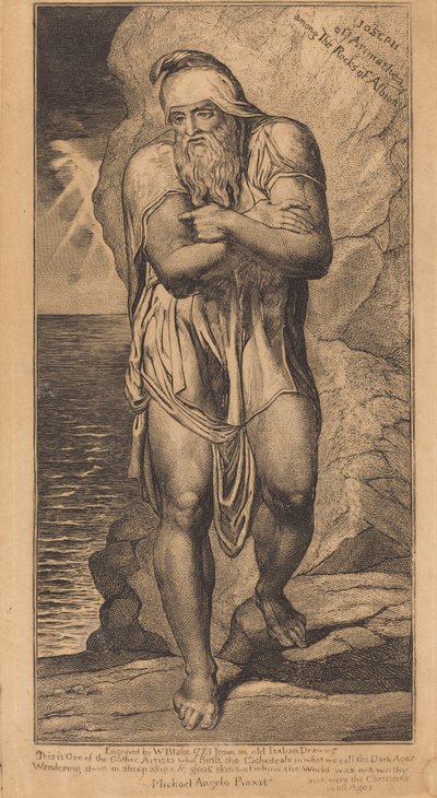 José de Arimatea entre las rocas de Albión de William Blake