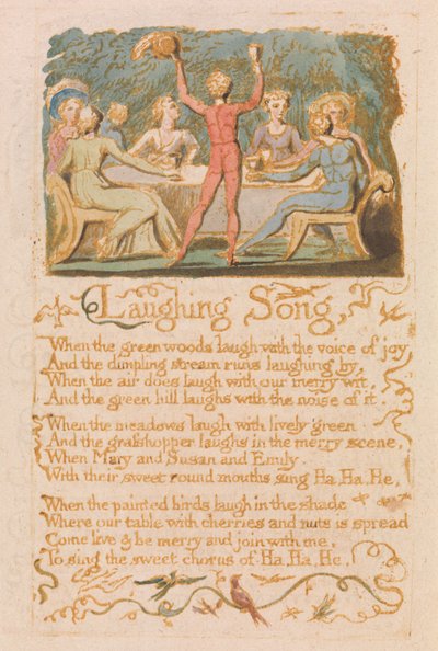 Lachlied (Platte 28) de William Blake