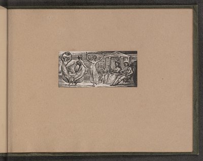 Menalcas observando a las mujeres bailar de William Blake