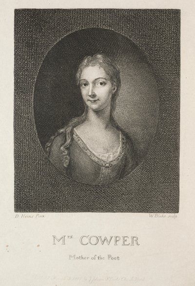 Sra. Cowper, Madre del Poeta de William Blake