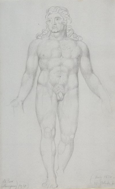 Viejo Parr Cuando Joven, 1820 de William Blake