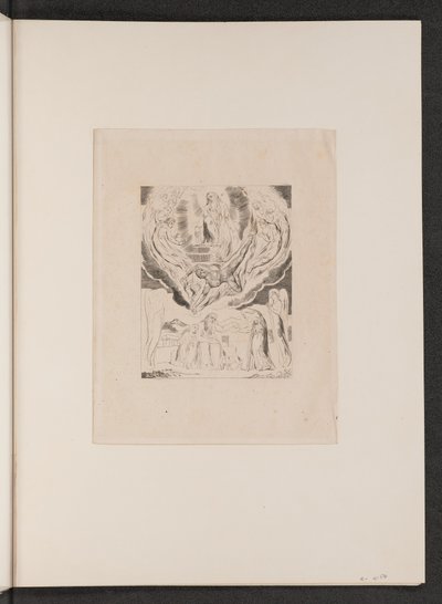 Satanás saliendo de la presencia del Señor de William Blake