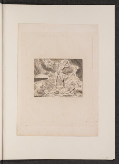 Satanás golpeando a Job con llagas de William Blake