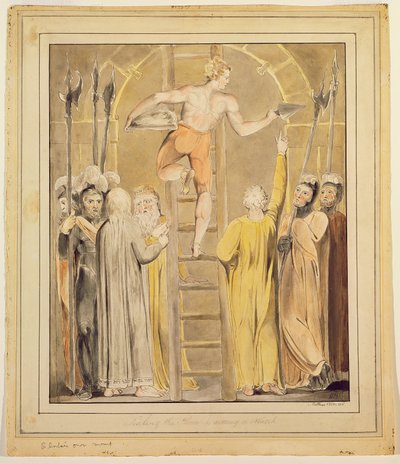 Sellando la Piedra y Poniendo una Guardia de William Blake