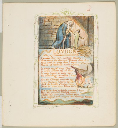 Canciones de Inocencia y de Experiencia: Londres de William Blake