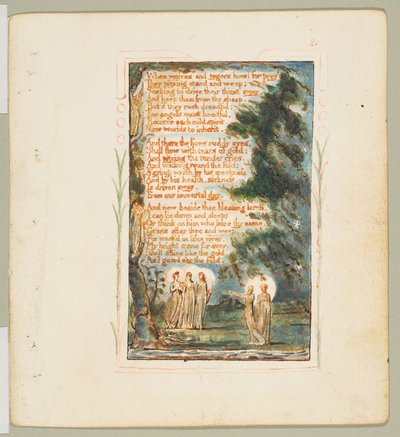 Canciones de Inocencia y de Experiencia: Noche segunda placa: Cuando lobos y tigres cómo... de William Blake