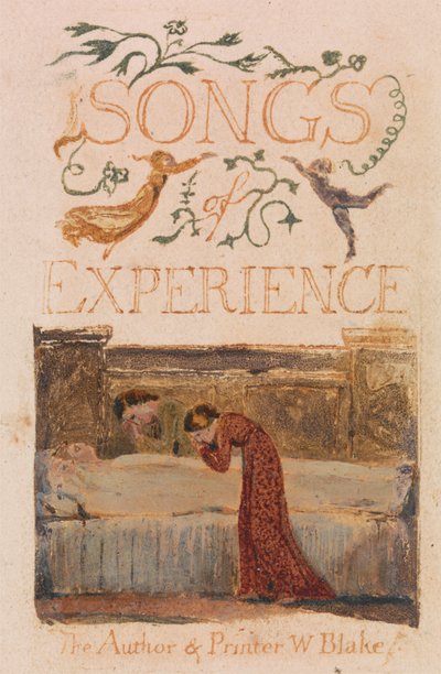 Canciones de la inocencia y de la experiencia, Lámina 33, Portada de la experiencia (Bentley 29) de William Blake