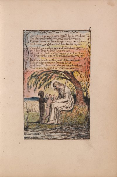 Canciones de Inocencia y de Experiencia, Placa 9, El Pequeño Niño Negro (Bentley 10) de William Blake