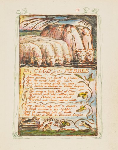 Canciones de Inocencia y de Experiencia: El Terrón y el Guijarro de William Blake