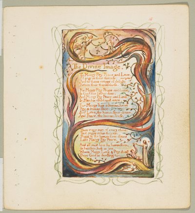 Canciones de Inocencia y de Experiencia: La Imagen Divina, ca. 1825 de William Blake