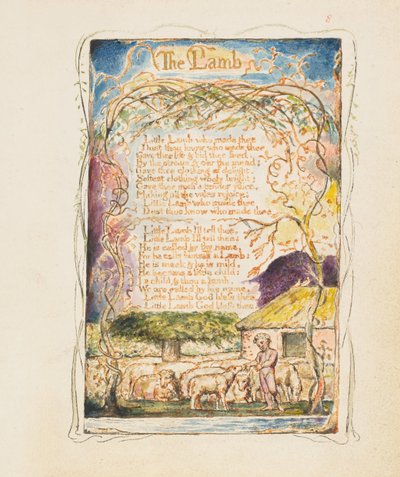 Canciones de Inocencia y de Experiencia: El Cordero de William Blake