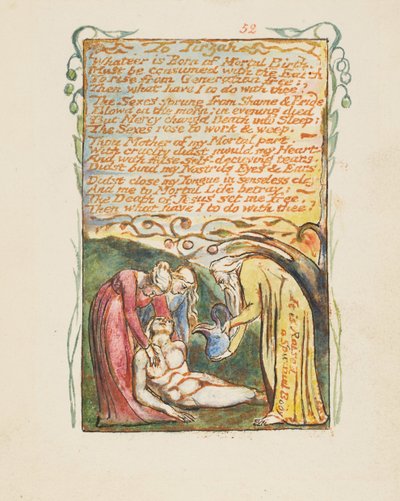 Canciones de Inocencia y de Experiencia: A Tirzah de William Blake