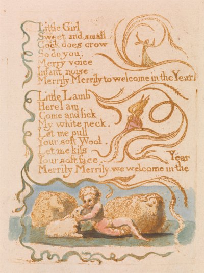 Frühling (Tafel 26) de William Blake