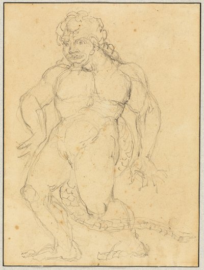 Estudio de la Figura de Agnello Brunelleschi de William Blake