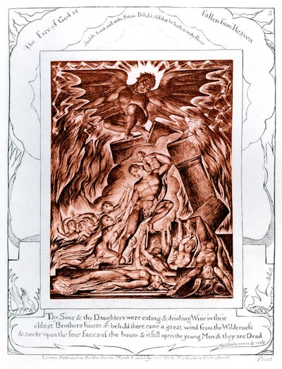 Ilustraciones del Libro de Job por William Blake de William Blake