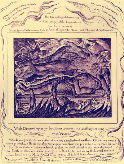 Ilustraciones del Libro de Job por William Blake de William Blake