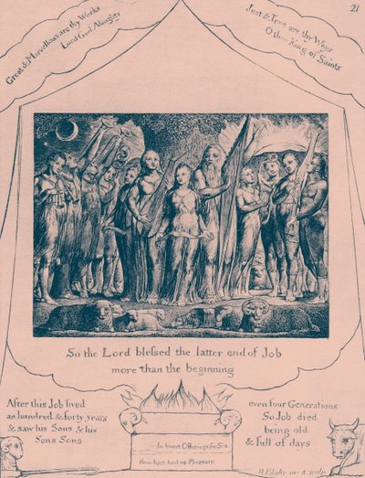 Ilustraciones del Libro de Job de William Blake