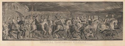 Los Peregrinos de Canterbury de William Blake