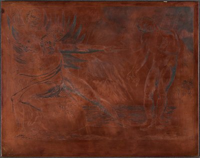 Der Kreis der korrupten Beamten; die Teufel quälen Ciampolo de William Blake