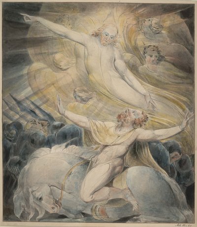 La conversión de Saulo, c.1800 de William Blake