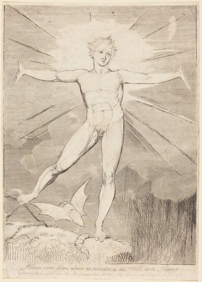 La danza de Albión (Día alegre) de William Blake