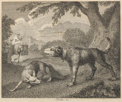 El perro y el zorro de William Blake