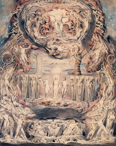 La caída del hombre de William Blake