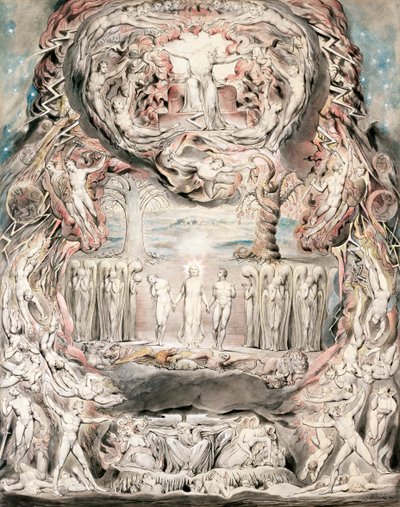 La caída del hombre, ca. 1780-1827 de William Blake