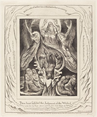 La caída de Satanás de William Blake