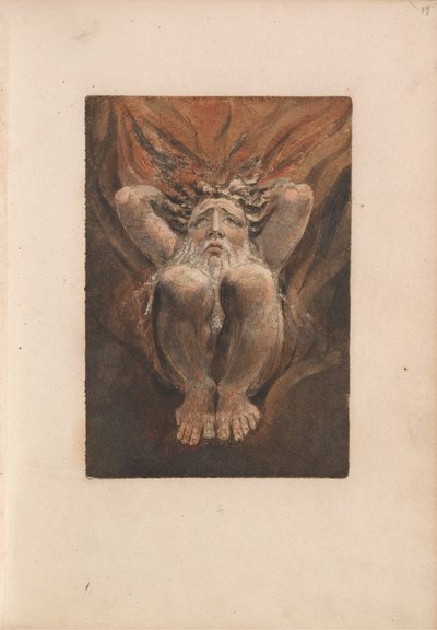 El primer libro de Urizen, Placa 21 (Bentley 16) de William Blake