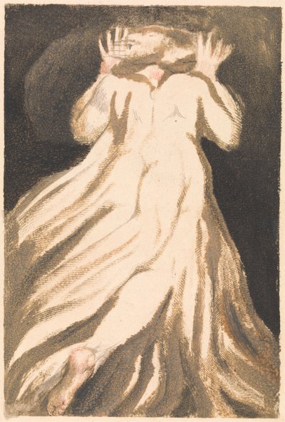 Primer libro de Urizen, lámina 21 (Bentley 27) de William Blake