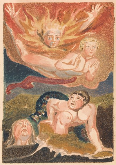 Primer libro de Urizen, lámina 22 (Bentley 24) de William Blake