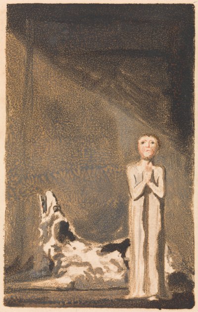 Primer libro de Urizen, lámina 24 (Bentley 26) de William Blake
