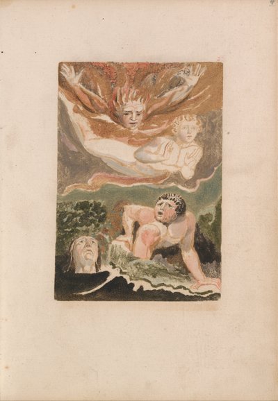 El Primer Libro de Urizen, Lámina 4 (Bentley 24) de William Blake