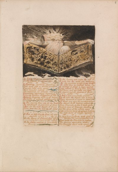 El Primer Libro de Urizen, Placa 8, En Creaciones Vivas Aparecieron (Bentley 5) de William Blake