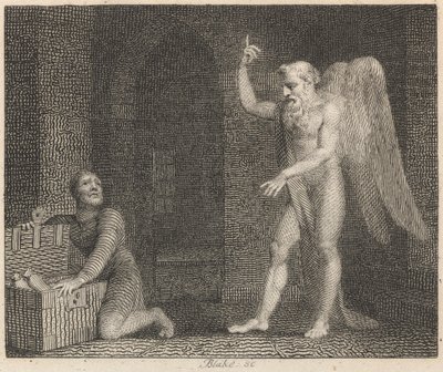 El Avaro y Pluto de William Blake