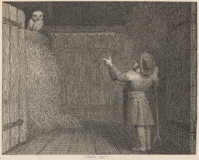 El búho y el granjero de William Blake