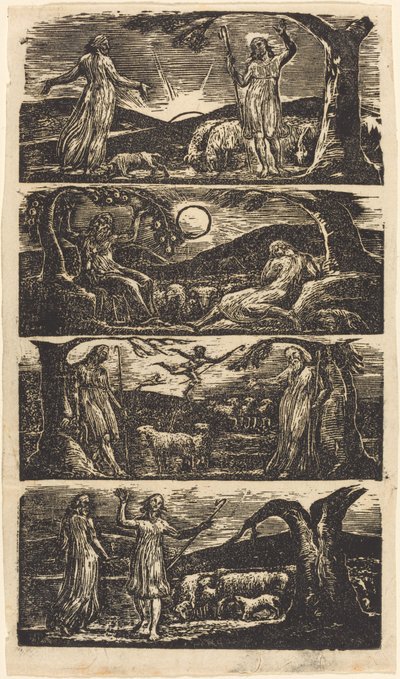 Las pastorales de Virgilio de William Blake