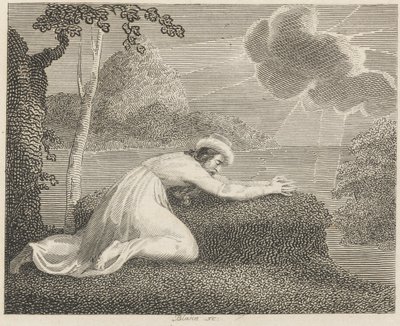 El persa, el sol y la nube de William Blake
