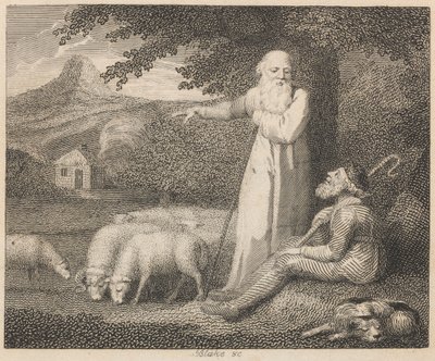 El pastor y el filósofo de William Blake