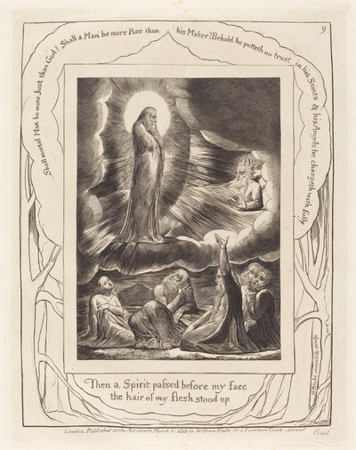 La visión de Elifaz de William Blake