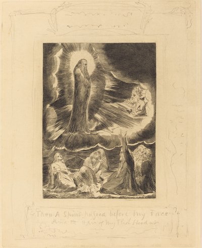 La visión de Elifaz de William Blake