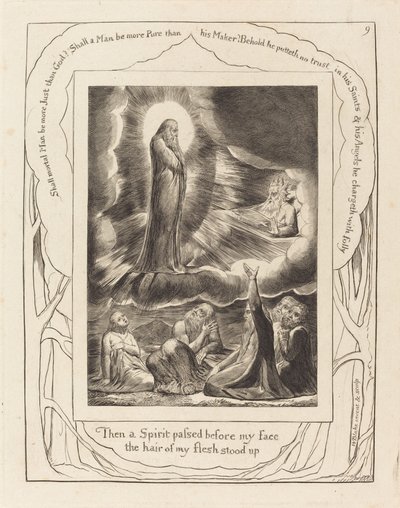 La visión de Elifaz de William Blake
