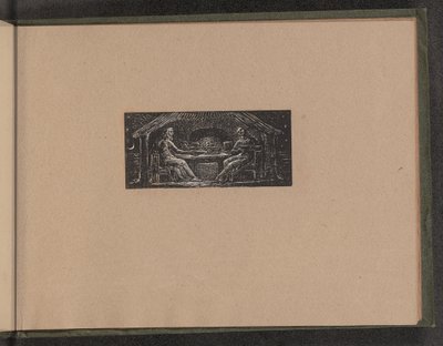 Thenot y Colinet comiendo su cena de William Blake