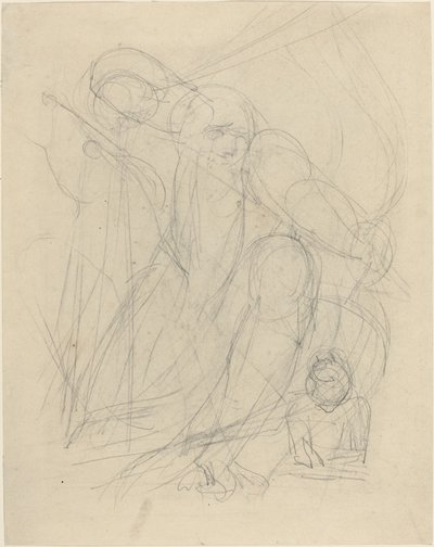 El triple arco de Tiempo [recto] de William Blake