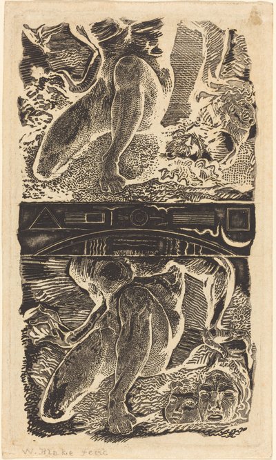 Desconocido sujeto Dejad que mire al cielo y ría en el aire brillante de William Blake