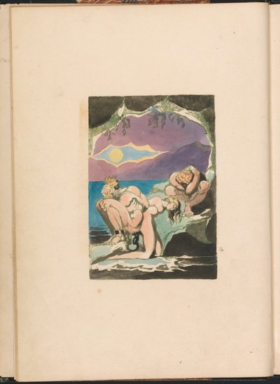 Visiones de las Hijas de Albión, Lámina 1, Frontispicio de William Blake